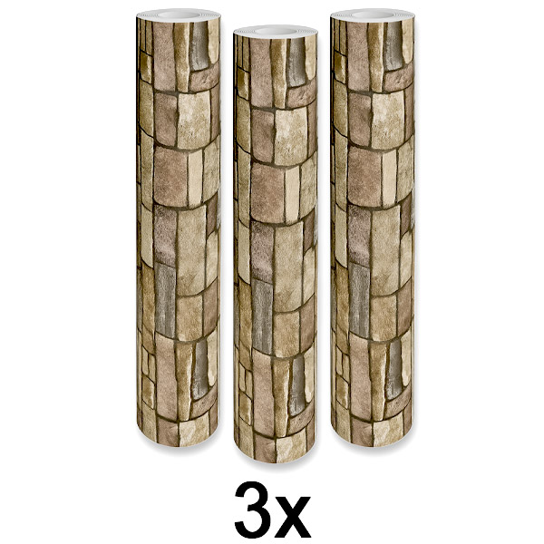 3x Κομψή 3D Ταπετσαρία – Εύκολη Μεταμόρφωση Τοίχου | WALLCORWRAP